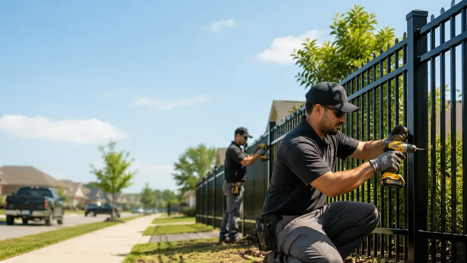 Metal Fence Installation in Bartlett, TX